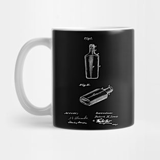 Bottle Vintage Patent Drawing Mug